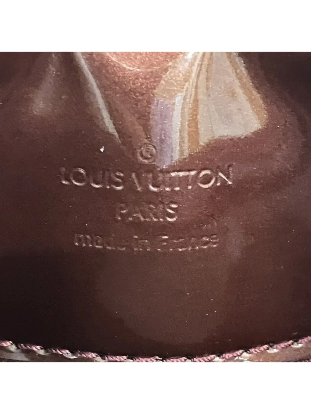 Louis Vuitton Amarante Avenue Handbag Patent